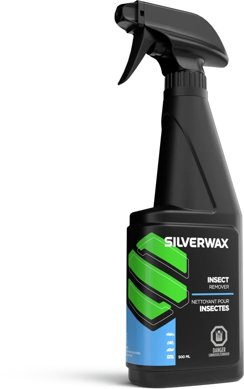 Silverwax Nettoyant pour insectes, vaporisateur noir.