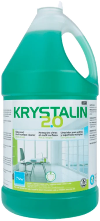 Kersia Krystalin 2.0, nettoyant vitres et multi-surfaces, bidon vert.