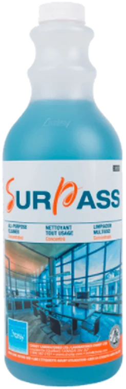 Choisy SurPass, nettoyant tout usage concentré, bidon bleu.